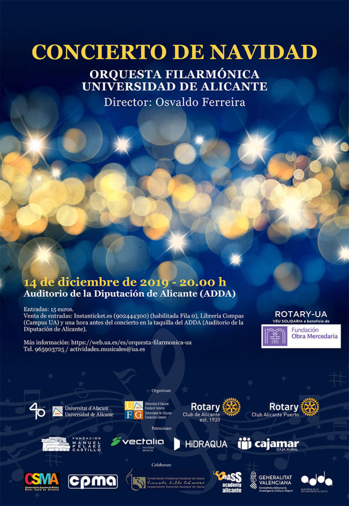 Concierto de Navidad 2019: anuncio